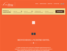Tablet Screenshot of lasbrisas-hotel.com